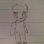 Robot Girl Drawing